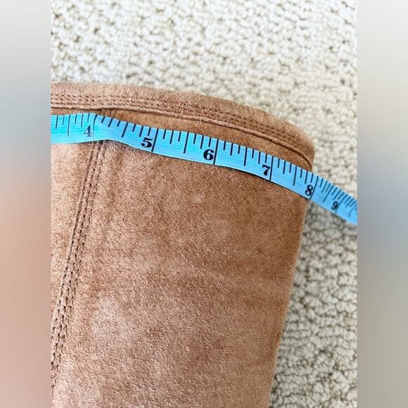 Ugg Australia Alber boots tall full zip brown suede sheepskin winter fall boot 9 - Picture 14 of 15